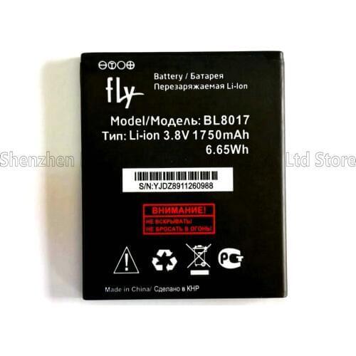 New High quality 1750mAh BL8017 battery for Fly BL8017 BL 8017 Mobile Phone +Tracking Code