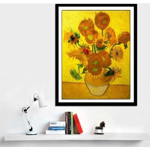 Diamond Painting Full Of Diamond Oil Painting Flower Sunflower Living Room Bedroom Dining Room Handmade Diamond Cross Stitch New