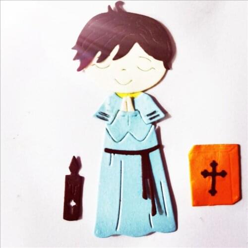 Angel boy Metal Cutting Dies for DIY Scrapbooking Album Paper Cards Decorative Crafts Embossing Die Cuts