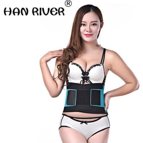 HANRIVER Men and Women Strengthen thermal protection of the blue and black waistband Movement to protect the waist hot selling