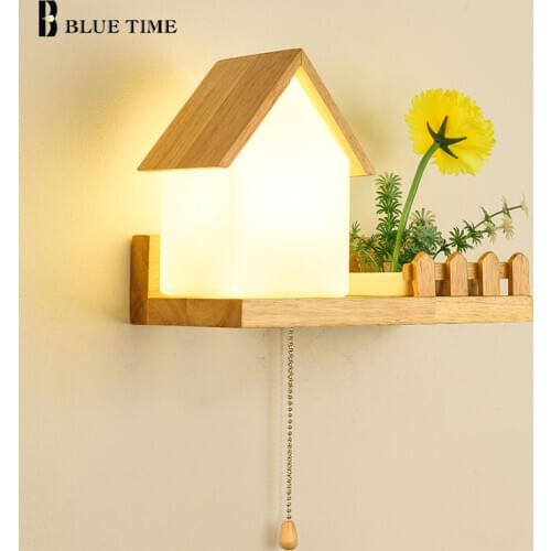 Indoor Home Wall Lamp 110v 220v Art Decoration Sconce Wall Light for Bedside light Bedroom Living room Dining room Study room