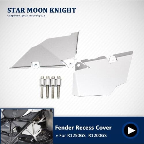 Motorcycle Rear Seat Foot Pedal Mudguard Fender Recess Cover For BMW R1250GS R1200GS ADV 2013-2019 2014 2015 2016 2017 2018