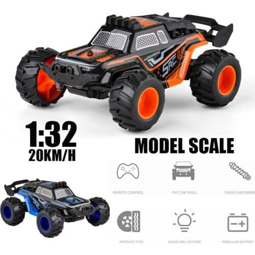 Rc Car Machine Remote Control 2.4G 4CH 1/32 20KM/H High Speed Drift Childrens Toys For Boys Remote Controlled Car