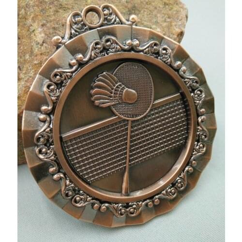 Medal Badminton School Sports Medal Gold Silver Bronze Medals In Communication Ability Self Confidence Developing Gymnastics