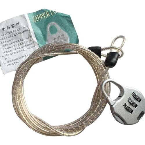 Mini Password Lock For Luggage Lock Door Bike MTB Motorcycle Rope Home Password Wire Rope Password MTB Motorcycle like-minded