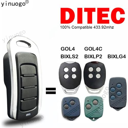 NEW DITEC GOL4 BIXLG4 BIXLP2 BIXLS2 GOL4C Remote Control Electric Gate Wireless Transmitter For Sliding Gates Door Barrier Opene
