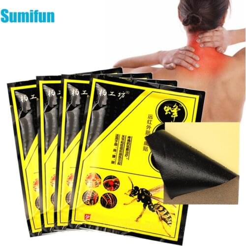 32pcs Bee Venom Pain Relief Patch For Lumbar Spine Rheumatoid Neck Shoulder Body Sprain Orthopedic Arthritis Plasters C2166