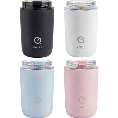 304 Stainless Steel Portable Travel Leakproof Insulated Mug Hot & Cold Coffee Drinks Vacuum Thermal Tumbler Cup With Lid 280ML