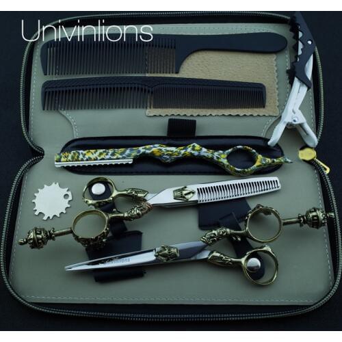 6" king style professional hair scissors hairdressing scissors cutting hair clipper haircut kit coiffure scisors japan hair cuts