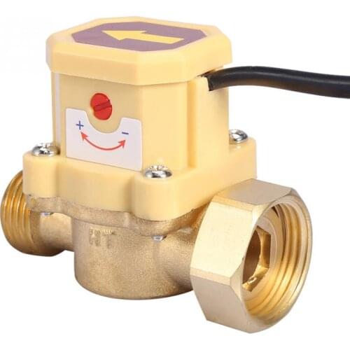G3/4-G1/2 Water Flow Switch 220V Thread Water Pump Adjustable Flow Sensor Pressure Automatic Control Switch