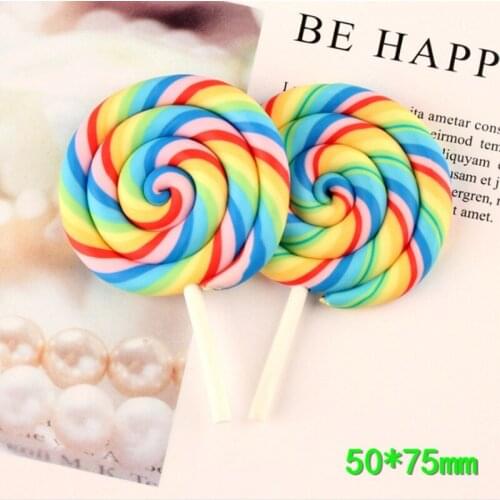 Handmade Baby Soft Pottery Lollipop Newborn Photography Props Decorations for Infant Photo Shooting Posing
