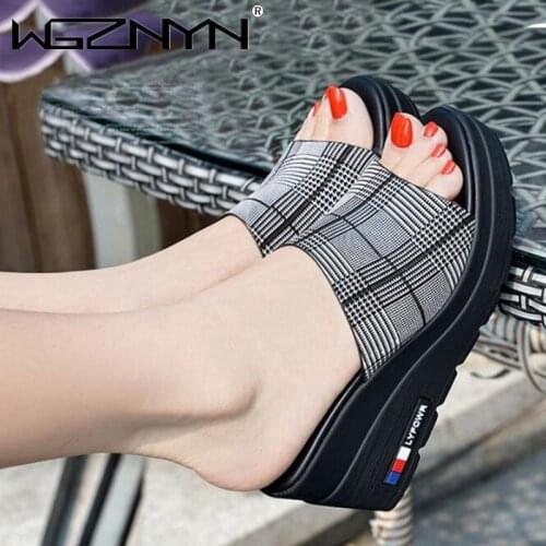 Fashion Flip Flops NEW Women Beach Wedges Slippers Summer Gladiator Sandals Women Casual Shoes Woman Platform Slippers for Women