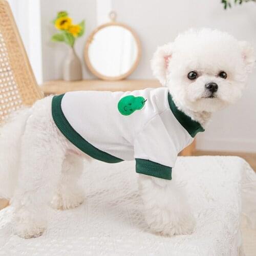Pet Dog Fruit t-shirt Puppy Dog Clothes Summer Thin Pullover Cat Soft Base Shirt Dog Home Clothes Unique Gifts XS-XL