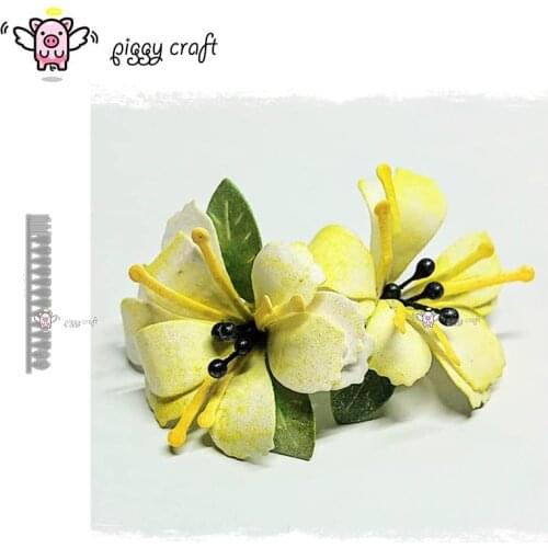 Piggy Craft metal cutting dies cut die mold Roll flower smooth Scrapbook paper craft knife mould blade punch stencils dies