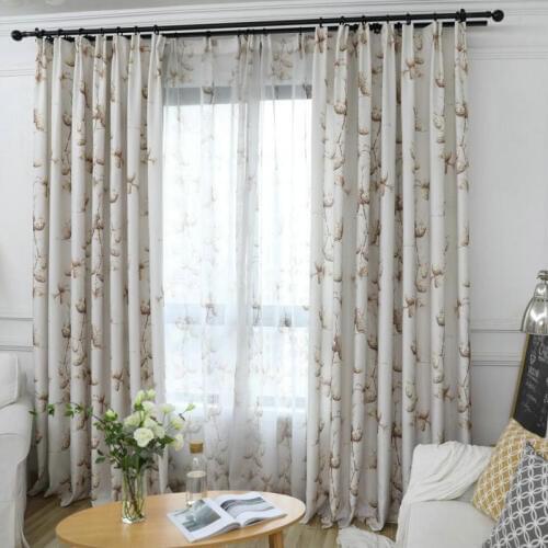 COLORFUL KING Modern Style Pine Cone Curtains Blackout Curtains For Living Room Window Curtains for Bedroom