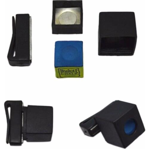 1Pcs New Arrive Pool Billiards Snooker Magnetic Chalk Holder Cue Chalk Holder with Belt Clip Wholesale