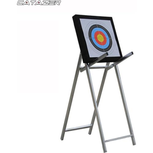 Bow and ArrowArchery Target Stand Shooting Target Shelf Foldable Aiming Rack Easy Folding Target Stand 1pc