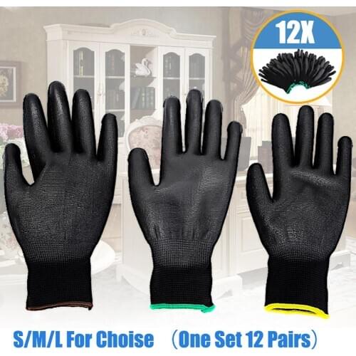 12 Pairs Nylon Garden Gloves ABS Plastic Garden Genie Rubber Gloves With Claws Quick Easy to Dig and Plant For Digging Planting