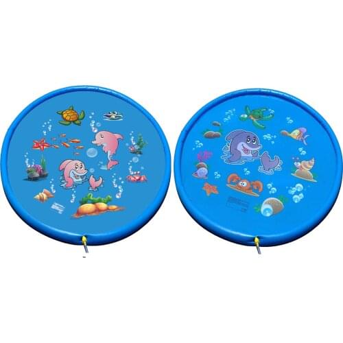170cm large inflatable Water park Mat Outdoor Game Toy Lawn For Children Summer Pool Kids Games Fun Spray Water Cushion Mat toys