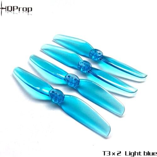 2Pairs HQPROP T3X2 3020 2-Blade PC Propeller for RC FPV Racing Freestyle 3inch Toothpick Micro Drones DIY Parts 1104 1105 1204