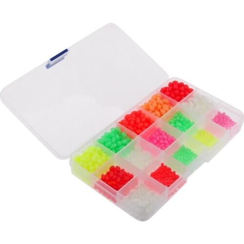 Assorted Soft BeadsTackle Box Set - Great for Marine Rig Making-Multi-color