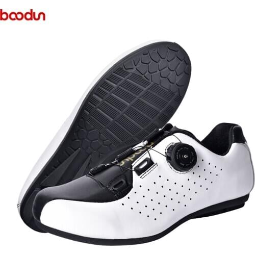 Boodun 2020 new cycling shoes men and women non-locking cycling shoes rubber bottom breathable non-slip bicycle cycling shoes