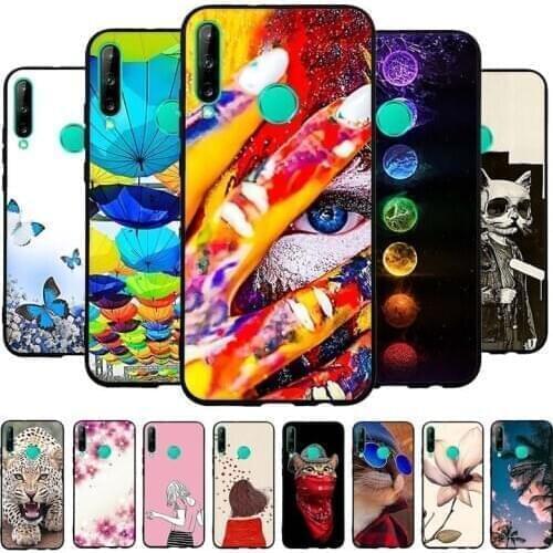 Cover For Huawei P40 Lite E P40Lite P 40 Lite E Case Silicon Soft TPU Phone Case For Huawei Y7P Case Back Cover Funda Coque