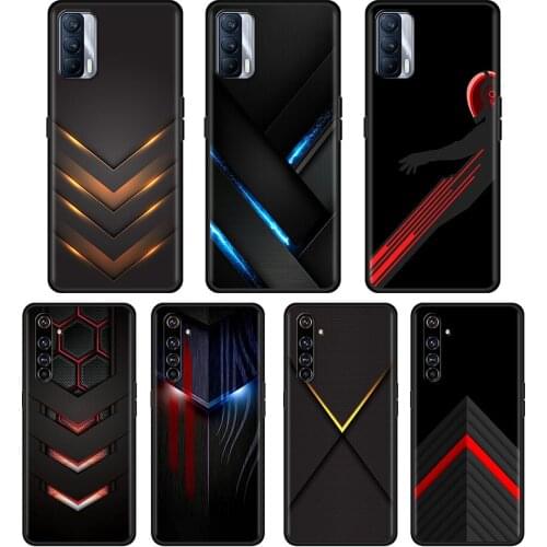 Black Light Dark Figures 3 Call Phone Case For Realme 8 C21 6 Pro 7 C3 GT Master XT C11 2021 5 C15 C12 X50 5G X7 V13 C21Y Cover