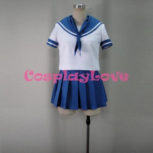 Custome Made Kantai Collection Sailor Dress Fubuki Cosplay Costume