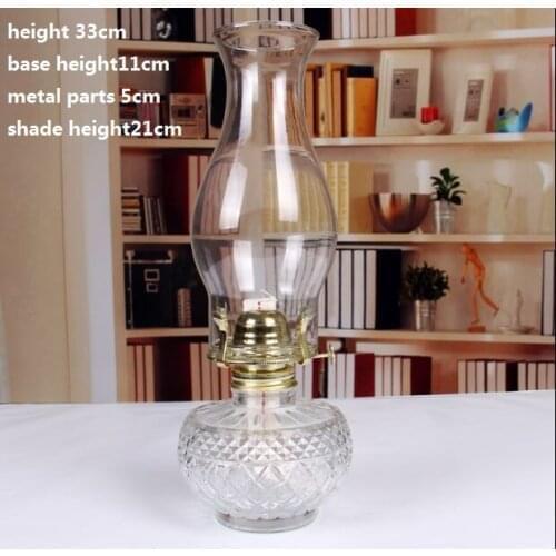 Classic Glass Kerosene Lamp Vintage Romantic Couple Lights Camping Tents Lamp Decoration Table Lamps Crafts Gifts