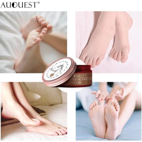 AuQuest Foot Cream Antifungal Dry Skin Moisturizer Anti Blister Foot Massage Moisturizer Skin Peeling Dry Skin Calluse Foot Care