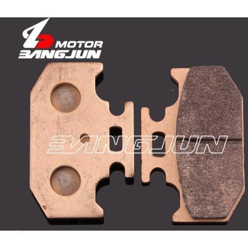 Motorcycle Rear Copper Base Metal Brake Pads For Kawasaki KX125 1989-1994 KDX125 1990-1994 KDX200 1989-1999