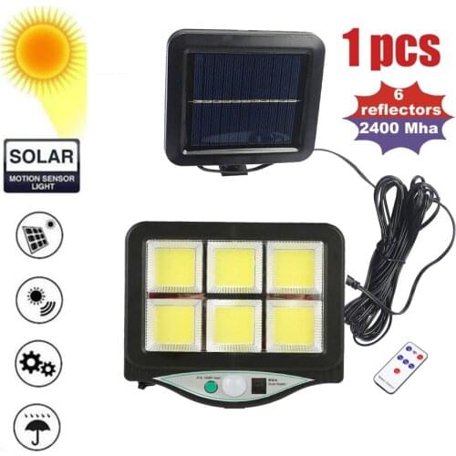 Seperable 120 Led Solar Light Outdoor Solar Wall Lamp Bulb IP65 PIR Motion Sensor Lampara Lighting Garden Decoration Lighting in