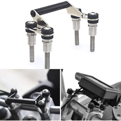 Handlebar Risers Mobile Phone Bracket for BMW F750GS F750GS F800GS F700GS R1200RS R1200R 12mm GPS Motorcycle Navigation Holder