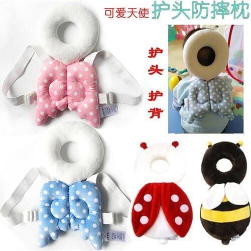 New Style Toddle Baby Head Pad Toddler Pillow Baby Lovely Wings Anti Wrestling Mat Neck Pillows