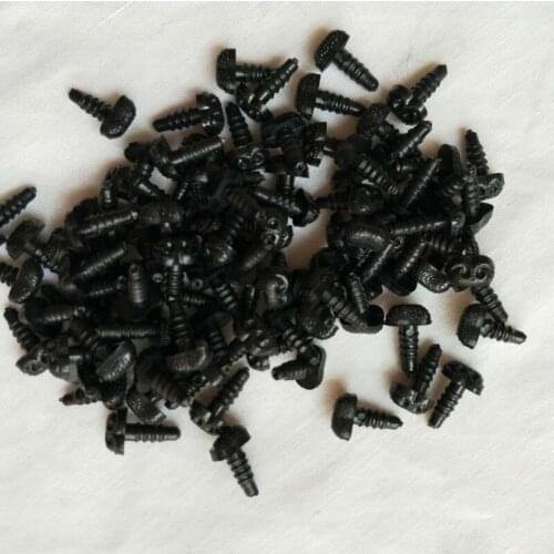 DIY Craft Wool for felting wool roving fiber Perfect in Wet and needle Felting doll and dog use Accessories nose 9*7mm