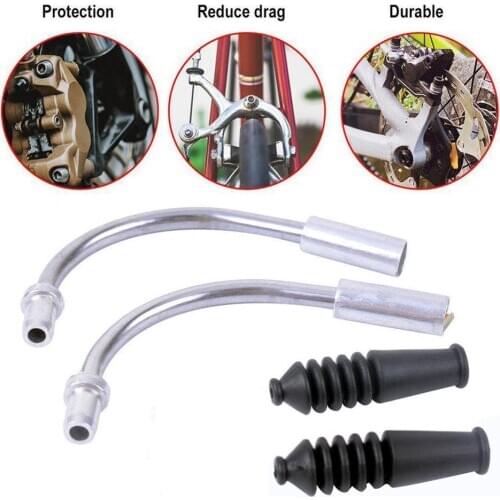 V Brake Noodles Plastic Sleeves Boots Protector Hose Cable Guide Bend Tube Pipe MTB Mountain Bicycle Accessories