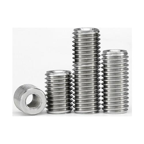 1pcs M12 M14 M16 outer inner thread screw bolt headless hollow conversion screws bolts nail adapter 304 stainless steelil