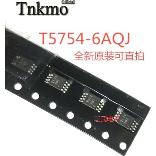 10PCS T5754-6AQJ MSOP-8 T5754-6AQ MSOP8 T5754-6 T5754 5754-6 Code T574 New and original