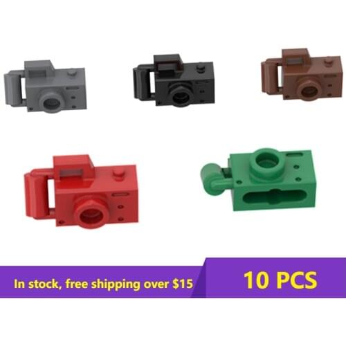 10PCS MOC Bricks Assembles Particles 30089 Camera Building Blocks Parts DIY Bricks Bulk Model Educational High-Tech Parts Toys
