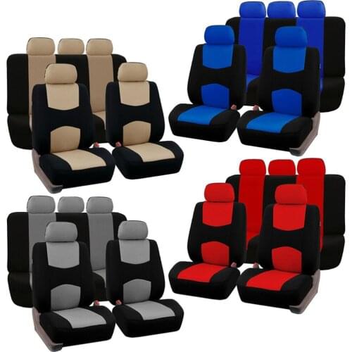 4 Colors Style Front Rear Universal Car Seat Covers Luxury Cute Auto Car Seat Covers Vehicles Accessories New