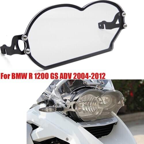 For BMW R1200GS Grille Headlight Protector Guard Lense Cover Fit For BMW R 1200 GS ADV 2008-2012 Acrylic Motorcycle Accessories