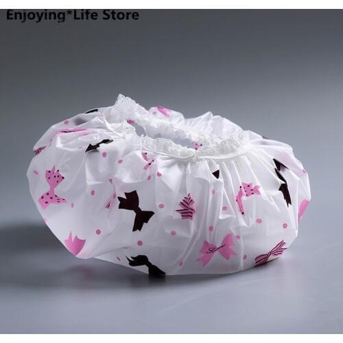Fashionable Cute Waterproof Shower Cap Thickened Adult Ladies Shampoo Cap Waterproof Bath Hat Bath Cap