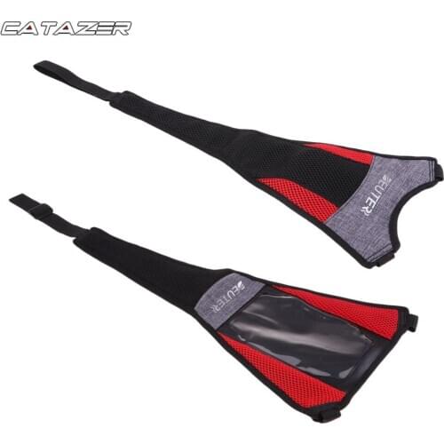 Universal Sweat Cover Waterproof Bike Turbo Trainer Sweat Road Mountain Bicycle Absorb Guard Strap Net Cover with Phone Pouch