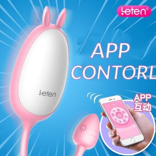 Leten APP Remote Control Vibrator USB Charging Masturbator Wireless Vibrating Eggs Adult Sex Products Sex Toys for Women