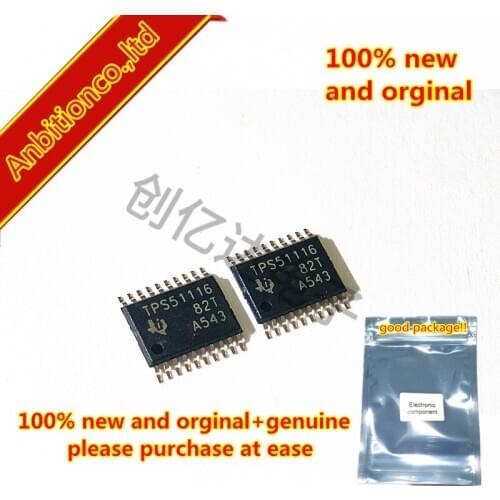 10pcs 100% new original TPS51116PWPR silk-screen TPS51116 HTSSOP-20 in stock