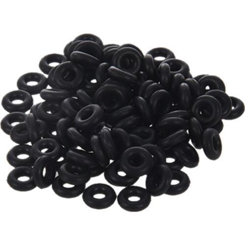 100 pcs O-ring in nitrile rubber 6 x 2 mm O-Ring Seal Gasket Ring Washer Rubber Ring NBR Sealing O Ring