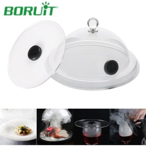 2PCS/Set Smoke Lids Smoking Cocktail Wine Food Cover 4" 6" for Smoke Generator Kitchen Tool Accessories