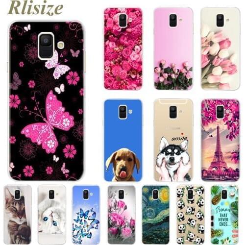 For Samsung Galaxy J6 2018 case Galaxy J4 2018 silicone cover Soft TPU Cute Painted cases for Samsung Galaxy J4 J6 A6 2018 Cover