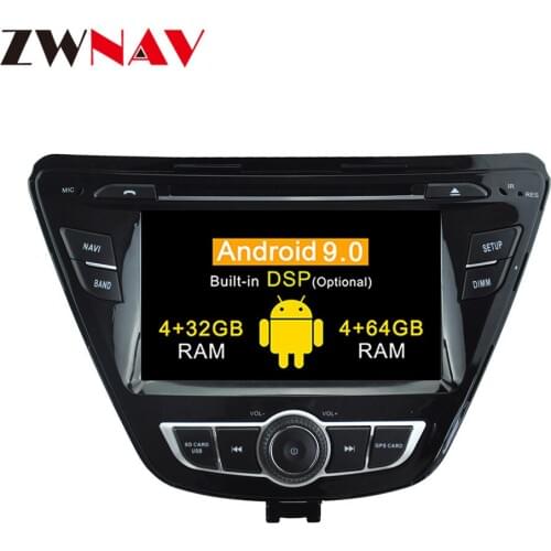 DSP 4G+64G Android 9.0 car multimedia dvd player for For Hyundai Elantra 2014+ Avante GPS Navi Auto Radio audio stereo Head Unit